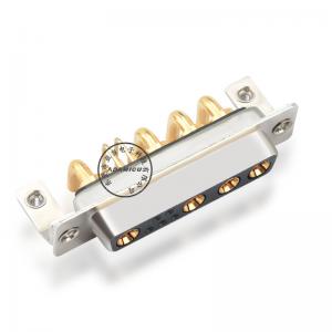 D-sub 9W4 teho naarasliitokset oikeankulmainen tyyppi