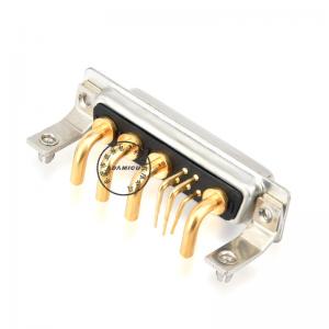 D-sub 9W4 teho naarasliitokset oikeankulmainen tyyppi