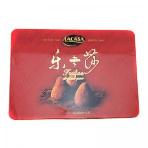 Mukautettu tyylikäs, suorakulmainen suklaapatikkalaatikko