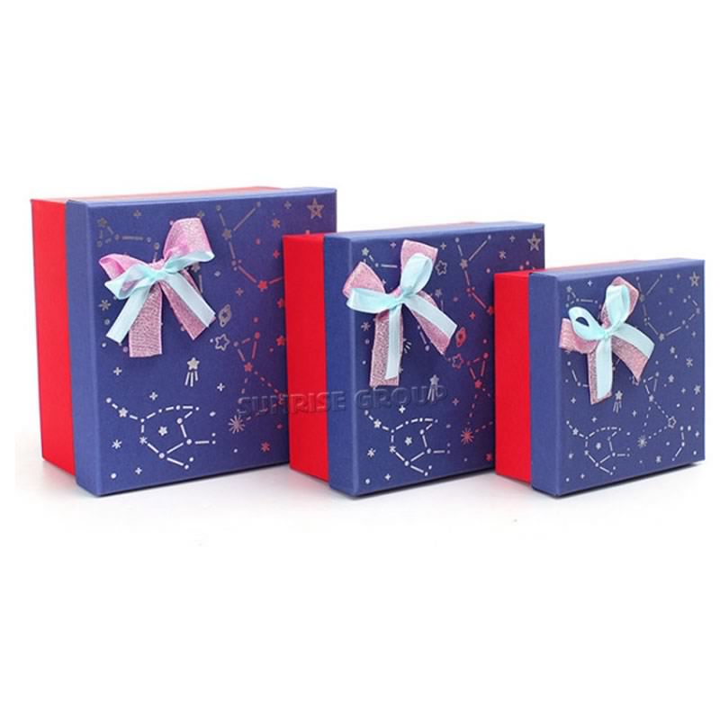 Paperi painettu Joulun lahjapakkaus Candy Packaging Gift Box