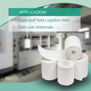 Rtm-75 erittäin herkkä terminen BOPP-synteesipaperi Zebra-viivakooderille