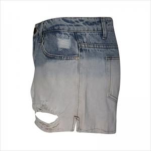 muoti dipdye jean rip lyhyt WS101123