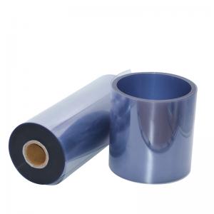 Korkealaatuinen ruoka-aste Kiina Blue PVC Stretch Film