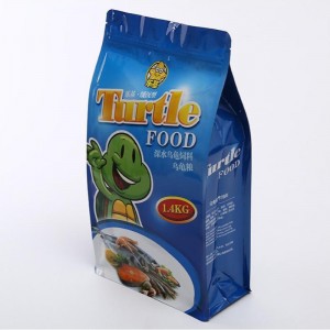 pyöreäpohjainen stand up muovinen joustava pakkaus pussi pussi liha sianliha naudanlihaa meren antimia