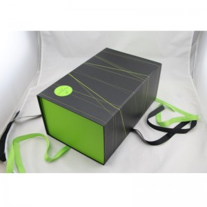 magneetti taitettava paperi lahjapakkaus laatikko nauha