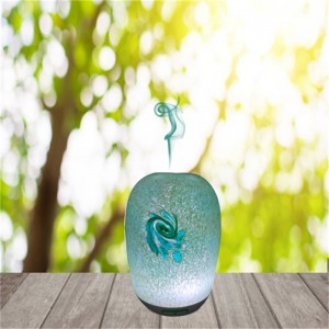 Uusi muotoilu Ultrasonic Glass Cool Mist hajuvettä Aroma Diffuser Eco-Friendly