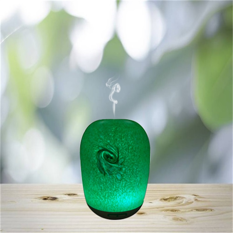 Uusi muotoilu Ultrasonic Glass Cool Mist hajuvettä Aroma Diffuser Eco-Friendly