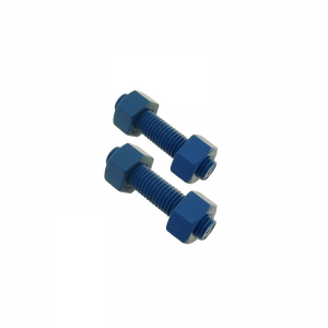 PTFE-pinnoitetut nastat, pultit ja mutterit