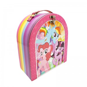 Jäykkä pahvipaperi lounaslaatikko yksilöllisesti suunniteltu painettu makea lahjapaketti lapsille