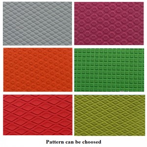 Neopreenikangas kohokuvioitu