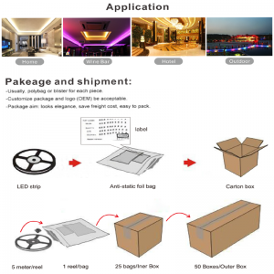Uusi saapuminen 3 vuoden takuu DC12V DC24V SMD2835 kaksikerroksinen kupari 3OZ joustava LED-raitavalo 240LED per metri