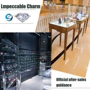 Räätälöidä korujen näyttö ylellisyyttä näytön kaappi ja showcase korut shop