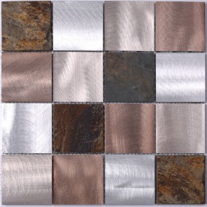 Decor Antirust Aluminium Mosaic Tile Subwaylle