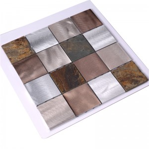 Decor Antirust Aluminium Mosaic Tile Subwaylle