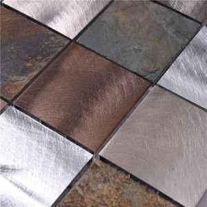 Decor Antirust Aluminium Mosaic Tile Subwaylle