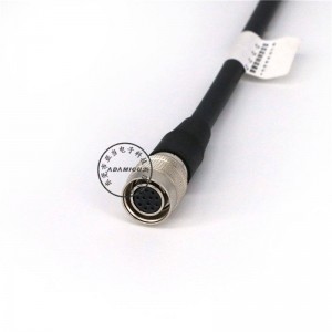 12-napainen pyöreä kaapeliliitin teollisuuskameralle