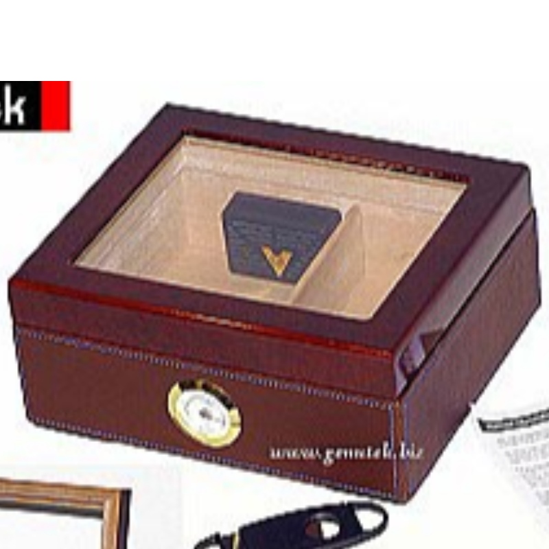 Puu 50 lasilasi Top Cigar Humidor