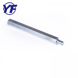 Mittatilaustyönä valmistettu ruostumatonta terästä oleva urospuolinen urospuolinen naispuolinen standoff hyvällä laadulla