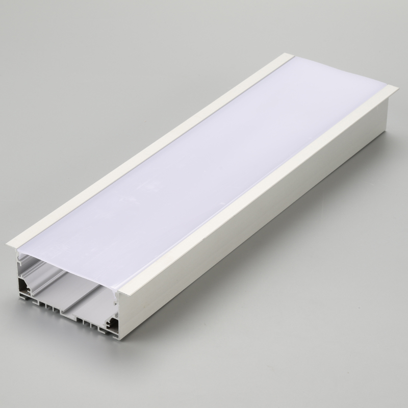 Litteä LED-alumiiniprofiili tai LED-suulakepuristettu alumiinikotelo