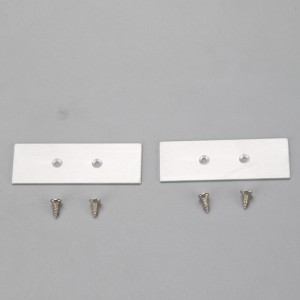 Kaksi sivuvalaistusta alumiininen LED-profiilit flex-LEDille, LED-profiilin alumiininen 2 sivuvalaistus LED-nauhavalaisimille