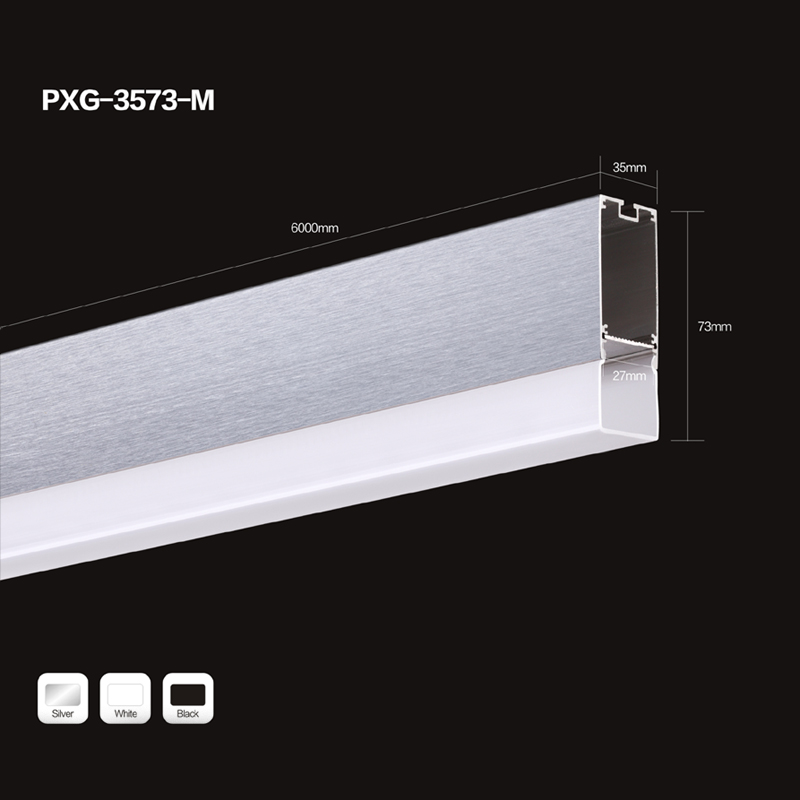 Paras myydä koko sarja LED-lineaarinen kevyt kotelo alumiinirunko jäähdytyselementti IP20