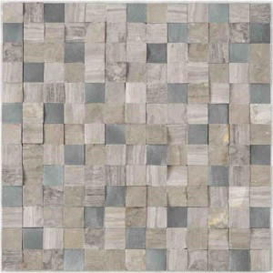 Kilpailukykyinen hinta Home Art Design Cube 3D sisustus Luonnollinen koristelu Stone Mosaic Wall Tile