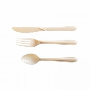 Muoviset ruiskuvalumaiset kertakäyttöiset veitsilusikkahaarukat