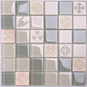 Uusi muotoilu kuvio Crystal Glass Mix marmori Mosaic Tile kulta mosaiikki laatta kulta laatta musta kulta laatta calacatta kulta posliini laatta Keittiö Backsplash