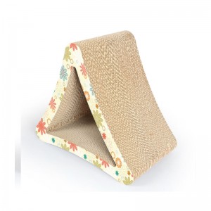 Kartonki kierrätettävä aallotettu raaputussauma naarmuuntumaton vuode kissa raaputus pahvi