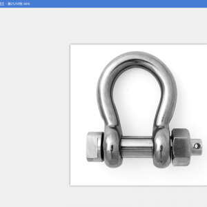 Laadunvalvonta Bow Shape Stainless Steel Shackle