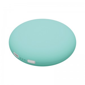 Käsi lämpimämpi uudelleenkäytettävä, pyöreä muotoilu ja pitkä lämmitysaika