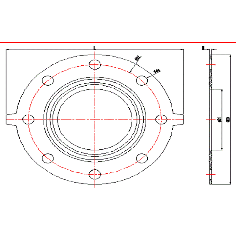 UPVC FLANGE GASKET (EPDM, FPM)