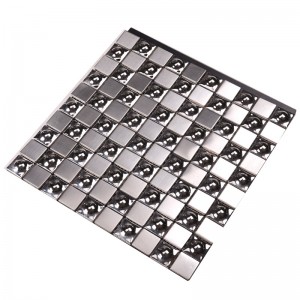 Lasitetut keraamiset sekoitukset SUS304 mosaiikkilaatat seinäkiinnitykseen HSW-18016