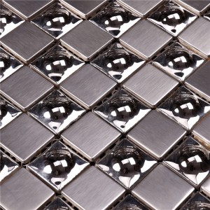 Lasitetut keraamiset sekoitukset SUS304 mosaiikkilaatat seinäkiinnitykseen HSW-18016