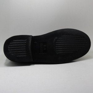 Musta Musta Nahka Military Mens Office Poliisi Kengät