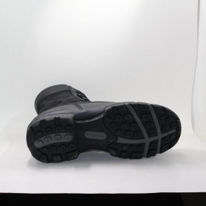 Miesten musta taistelukengät PU-pinnoitetulla nahalla