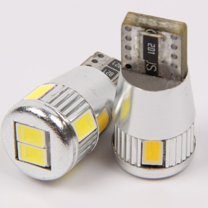 canbus-virheetön 5630 6smd 10smd T10 w5w 168 194 automaattinen LED-valo