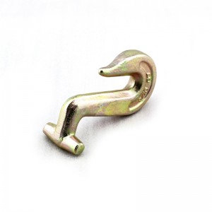 Keltainen sinkitty yhdistelmä T Grab-koukku