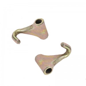 Taotut sormenpään koukku keltainen