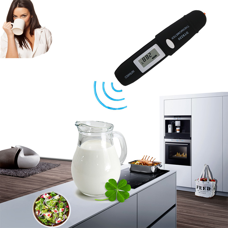Perhe-keittiö voi olla infrapuna-lämpömittarilla