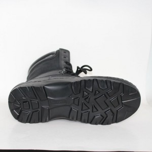 Korkea Nilkka Musta PU Pinnoitettu Nahka Ylemmän armeijan Taktinen Boot