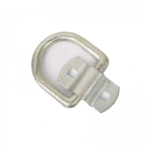 Taotut hiiliteräksen kiinnitys D-rengas, jossa on kääreitä