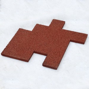 iskukoiratyyppinen EPDM-kumi Lattialaattojen kumimatto ulkotiloihin