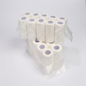 Valkaisematon bambupehmeä WC-paperirulla kudospaperia käytettäväksi WC / rullapaperia varten
