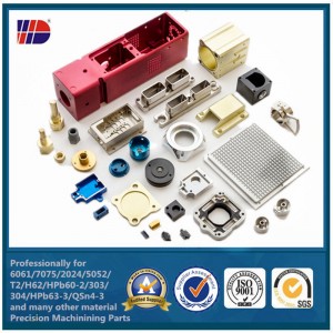 Räätälöity alumiini ruostumattomasta teräksestä. Tarkka jyrsintä CNC-koneistettuja metalliosia