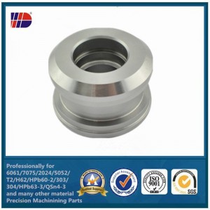 laadukas cnc-koneistuslaitoksen jyrsintä kääntämällä stianlesss-teräsosaa