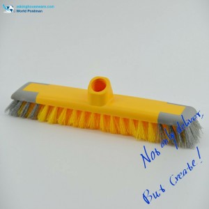 Akbrand pienikokoinen työntöharja, jossa viisto lanka, kapea neliöharjalauta, lyhyt kova PP-harja