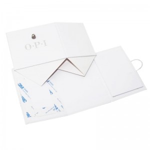 Mukautettu tulostaminen hopeafolio-logo kiiltävä laminointi taitettava pakkauspakkaus