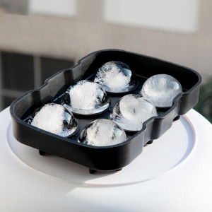 6 lokeroa piitä jääkuutiopallovalmistajan muottipallo-muottijuhlalevy pyöreä baari