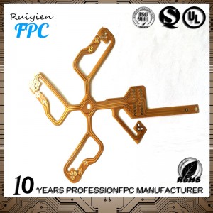 Ruiyien-piirilevy, kameramoduuli fpc FPC-polyimidikalvo Elektroninen sovellus FPC-litteä kaapeli joustava painettu piiri